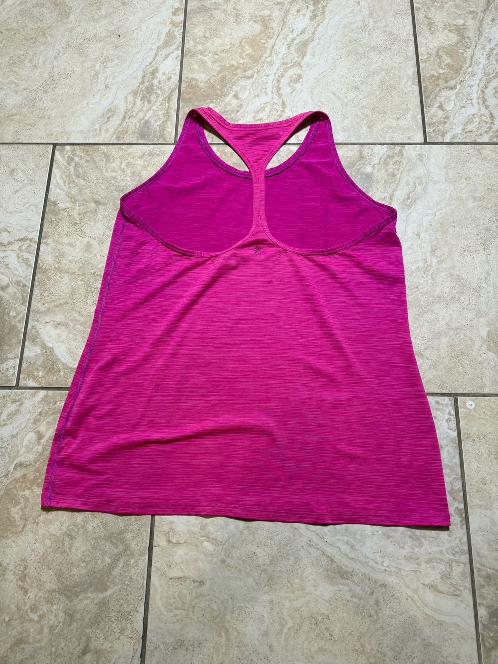 Athleta Pink Racerback Performance Tank - Picture 3 of 7